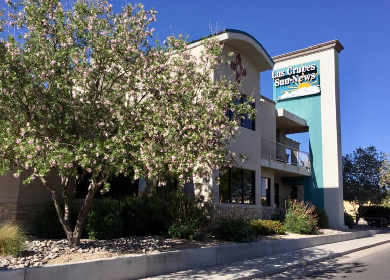 The offices of the Las Cruces Sun-News, a newspaper owned by Gannett. (Heath Haussamen)