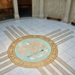 A scene from the Roundhouse, New Mexico's state capitol building, in Santa Fe.