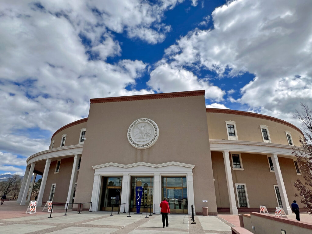 The Roundhouse in Santa Fe.