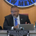 Doña Ana County Commission Chairman Manuel Sanchez spoke about the resolution he brought forward at Tuesday's meeting.